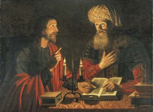 Jesus and Nicodemus By Crijn Hendricksz