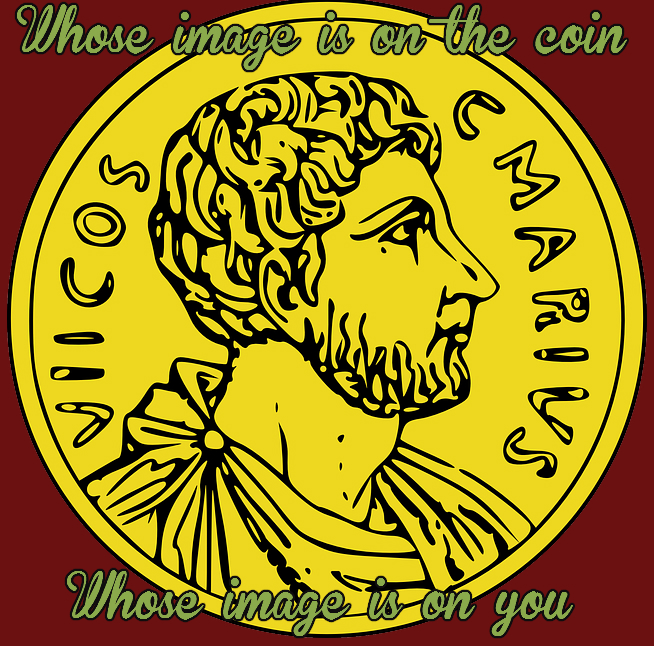 Whose image is on the coin Whose image is on you